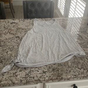Lululemon asymmetrical tie waist tank.